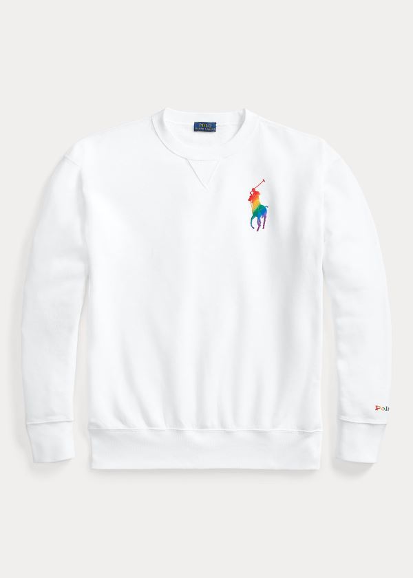 Polo Ralph Lauren Pride Fleece Sweatshirt Dame Danmark (ZHWAV6841)